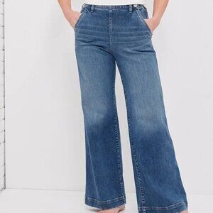 UpWest All-Day Wide-Leg Denim Trouser - SURF WASH / M (8-10)